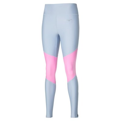 Mallas Mizuno Impulse Core Long Mujer Azules Claro - Chile M731BJIZLU